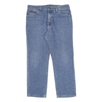LEE Mens Jeans Blue Regular Straight Denim Medium W38 L30 Classic Zip Pockets