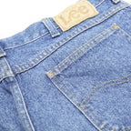 LEE Mens Jeans Blue Regular Straight Denim Medium W38 L30 Classic Zip Pockets