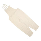 CLOCKHOUSE Womens Cream Dungarees Regular Fit Cotton Blend L W36 L26 Casual