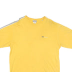 REEBOK Mens Yellow & Grey Classic T-Shirt L Short Sleeve Crew Neck Sports Casual