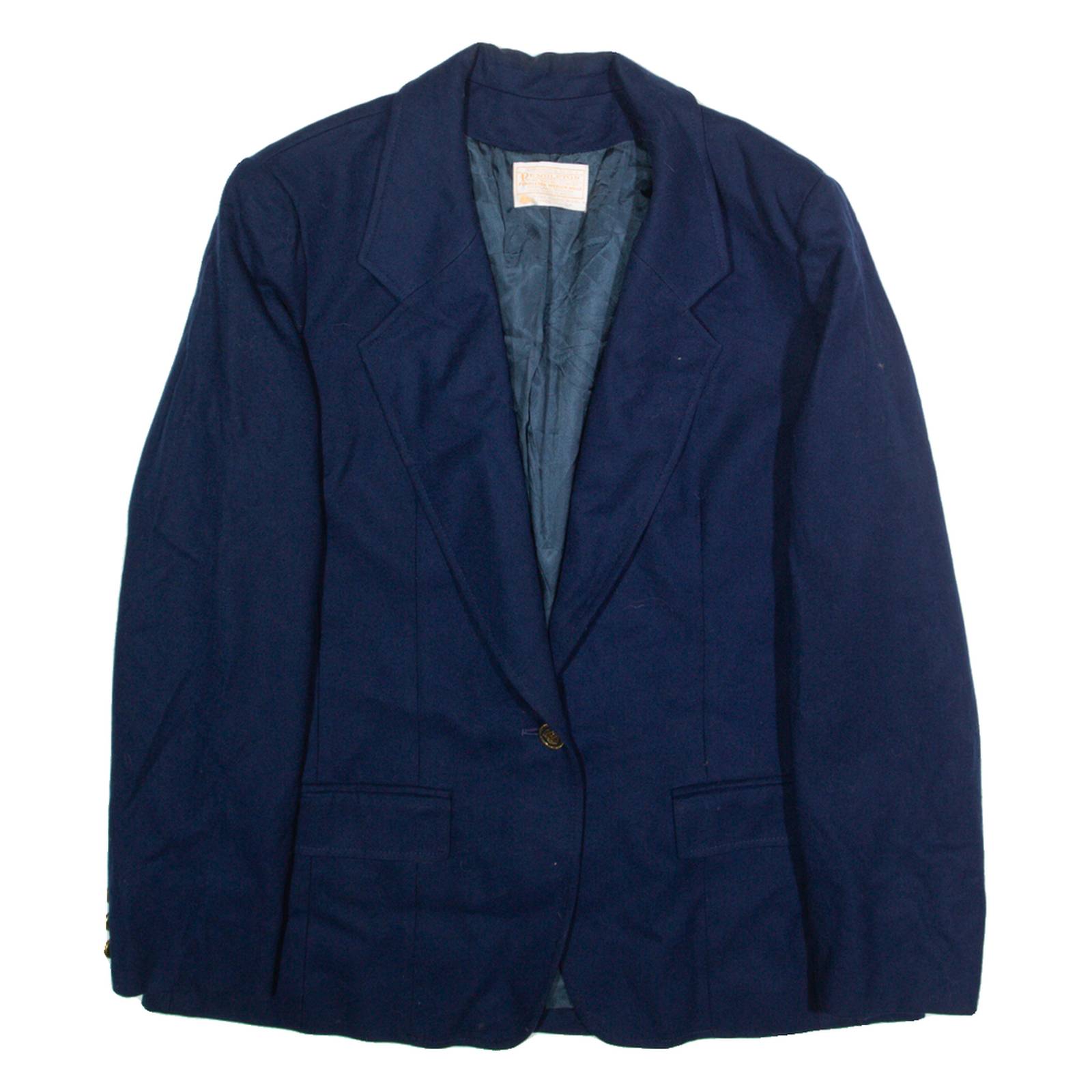 PENDLETON Mens Blazer Jacket Blue Wool M