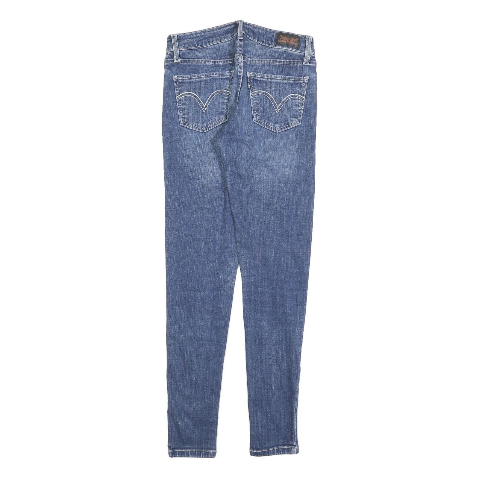 LEVI'S 535 Womens Slim Blue Denim Medium Wash W26 L30 Slim Fit Jeans