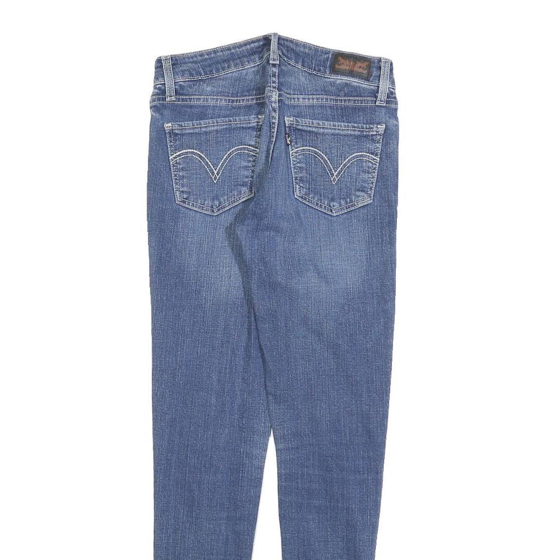 LEVI'S 535 Womens Slim Blue Denim Medium Wash W26 L30 Slim Fit Jeans