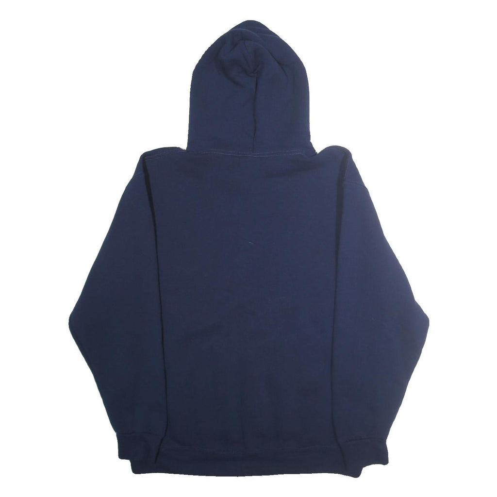 RUSSELL ATHLETIC Mens Navy Blue Pullover Hoodie XL Cotton Blend Casual