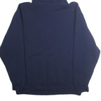 RUSSELL ATHLETIC Mens Navy Blue Pullover Hoodie XL Cotton Blend Casual