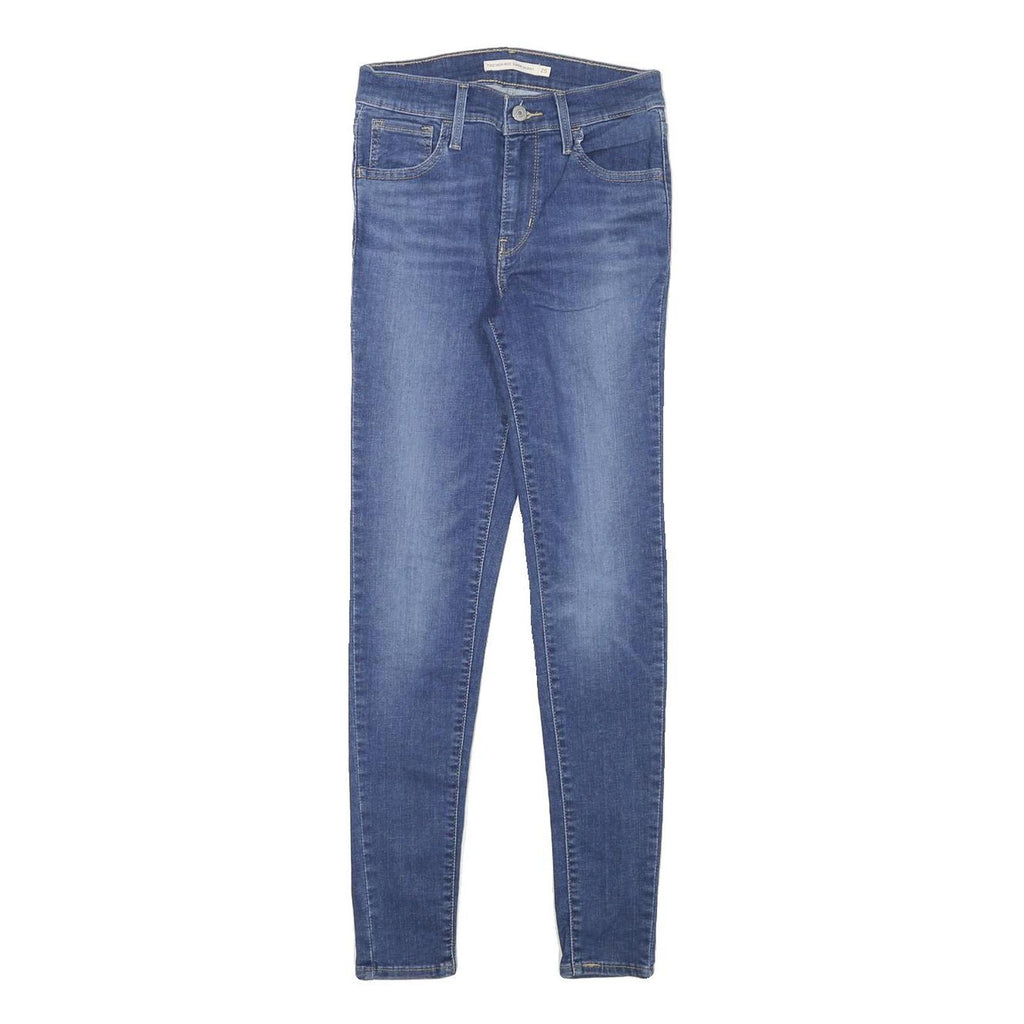 LEVI'S Womens Jeans Blue Slim Skinny Denim Medium W24 L27 Stretch Zip