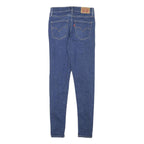 LEVI'S Womens Jeans Blue Slim Skinny Denim Medium W24 L27 Stretch Zip