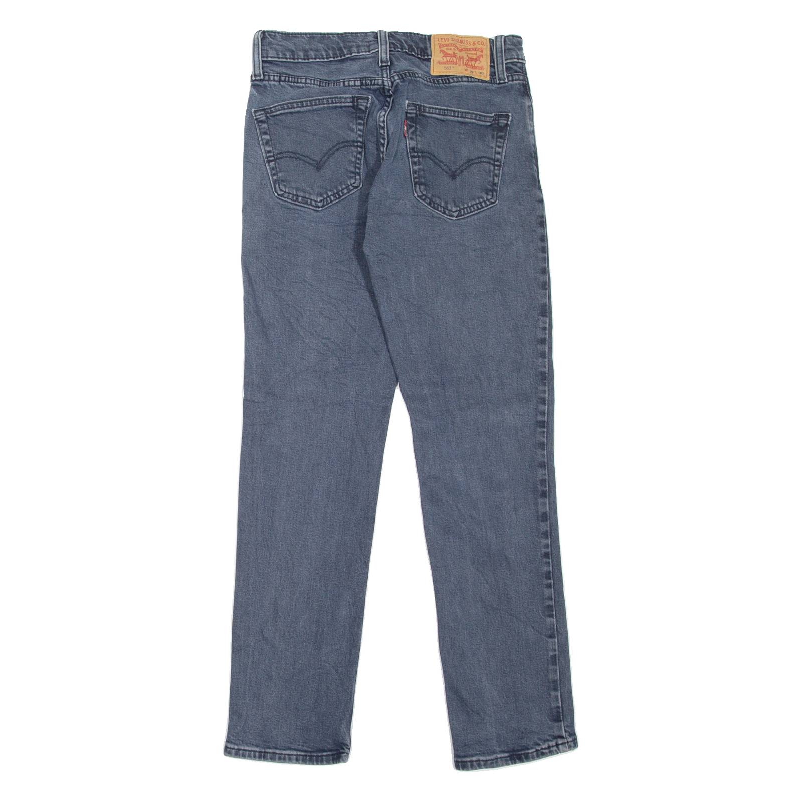 LEVI'S 511 Jeans Mens Blue Slim Straight W29 L30