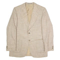 SCHILD Mens Blazer Jacket Beige Wool M