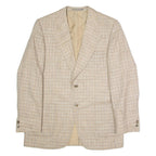 SCHILD Mens Blazer Jacket Beige Wool M