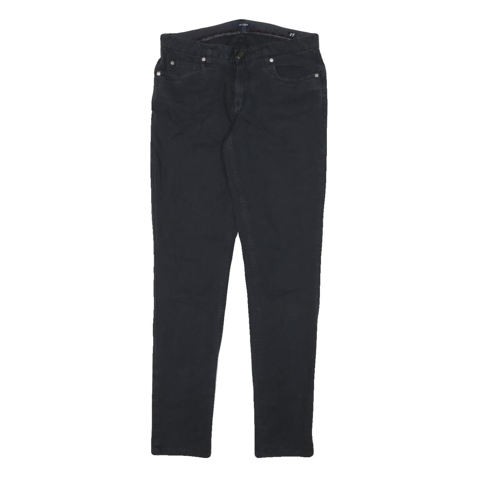 WOOLRICH Womens Jeans Black Slim Skinny Denim W28 L28 Stretch Cotton Blend