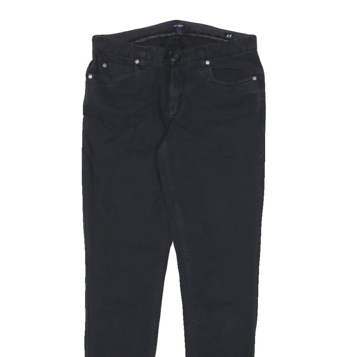 WOOLRICH Womens Jeans Black Slim Skinny Denim W28 L28 Stretch Cotton Blend
