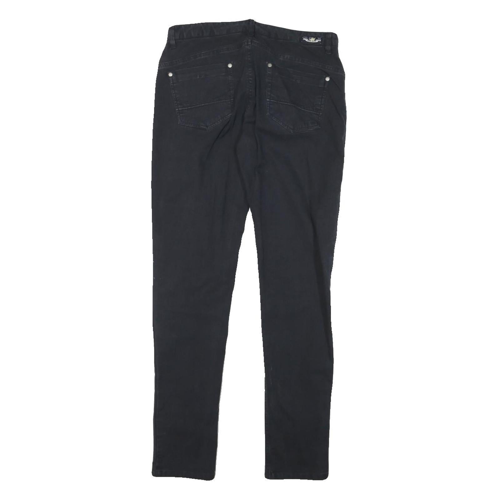 WOOLRICH Womens Jeans Black Slim Skinny Denim W28 L28 Stretch Cotton Blend