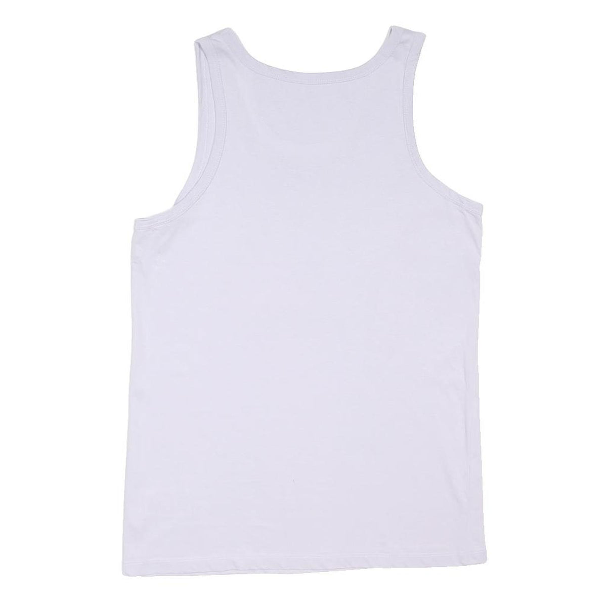 ELLESSE Mens White Cotton Blend Vest S Crew Neck Sleeveless Logo Print Casual