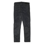 LEVI'S Mens Jeans Black Regular Skinny Denim Dark W32 L31 Zip Cotton Blend