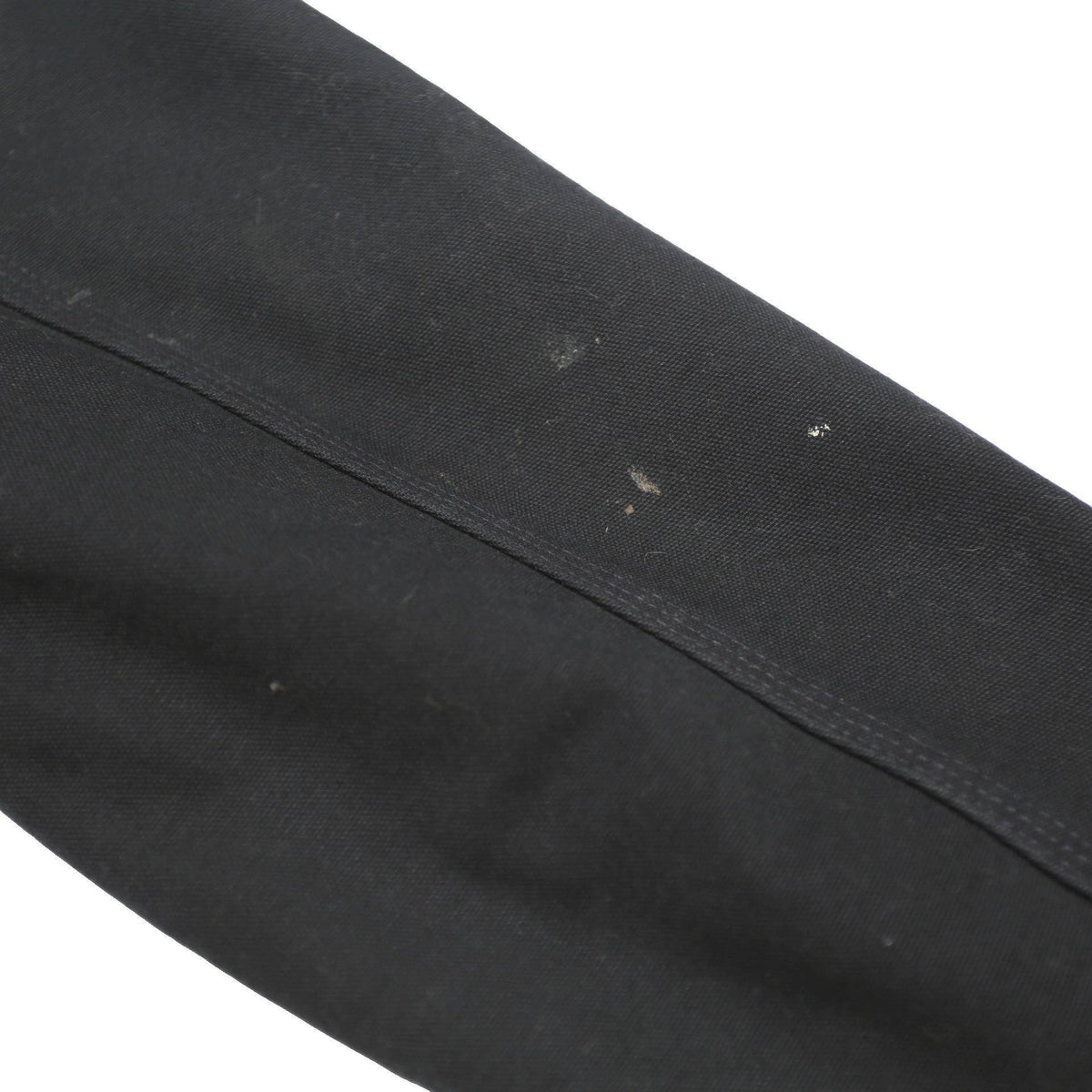 CARHARTT Mens Black Hooded Canvas Cotton Workwear Jacket M Zip Loose Fit