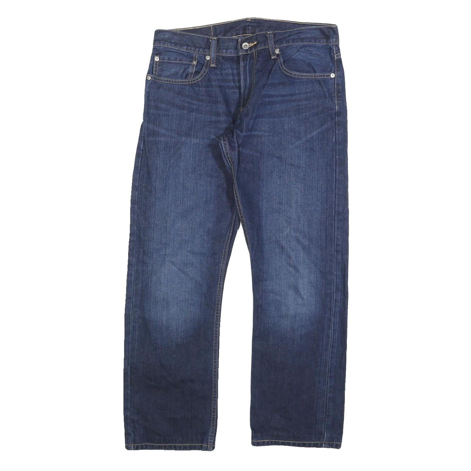 LEVI'S 514 Classic Mens Jeans Blue Classic Straight Denim Medium W31 L28 Zip