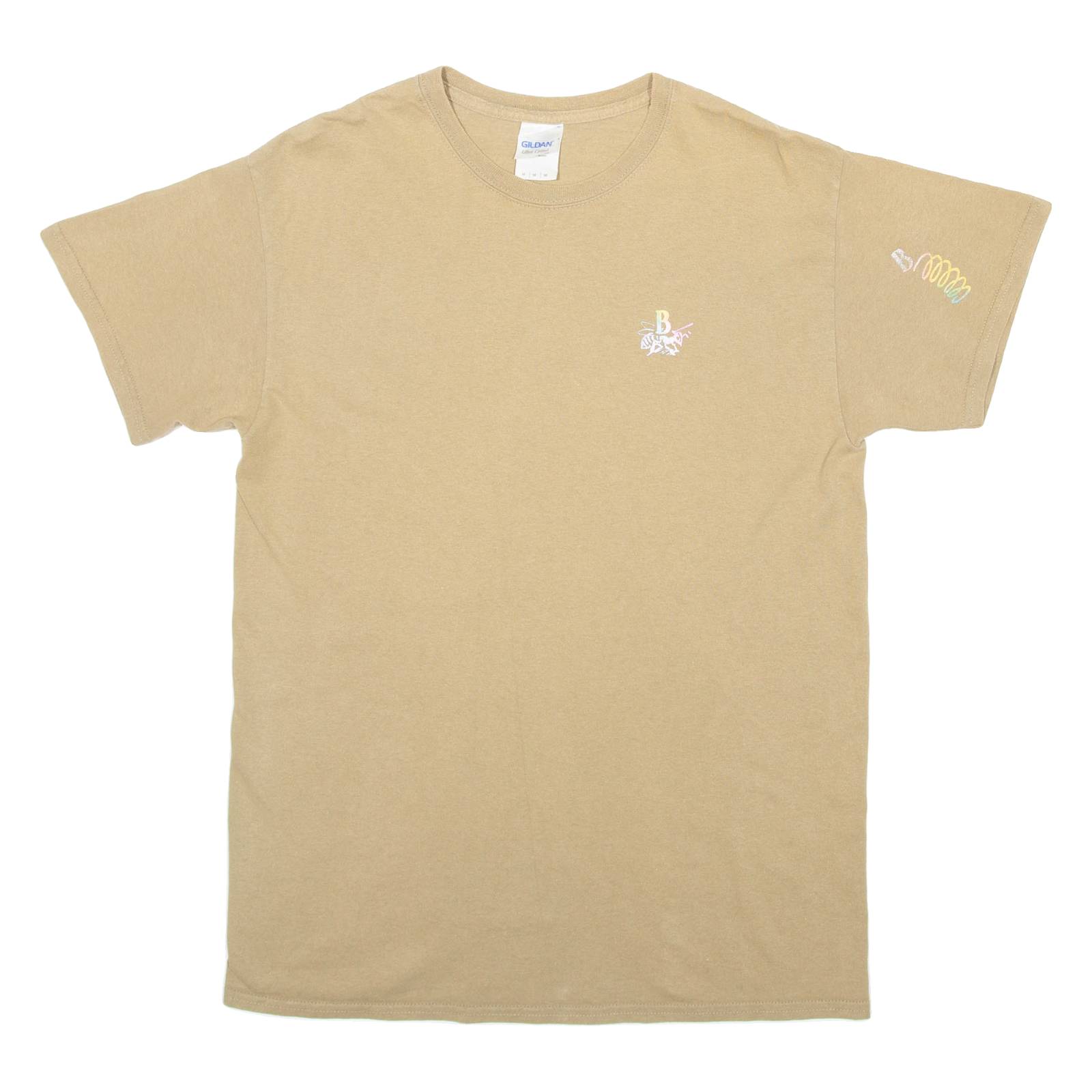 GILDAN Womens T-Shirt Brown M