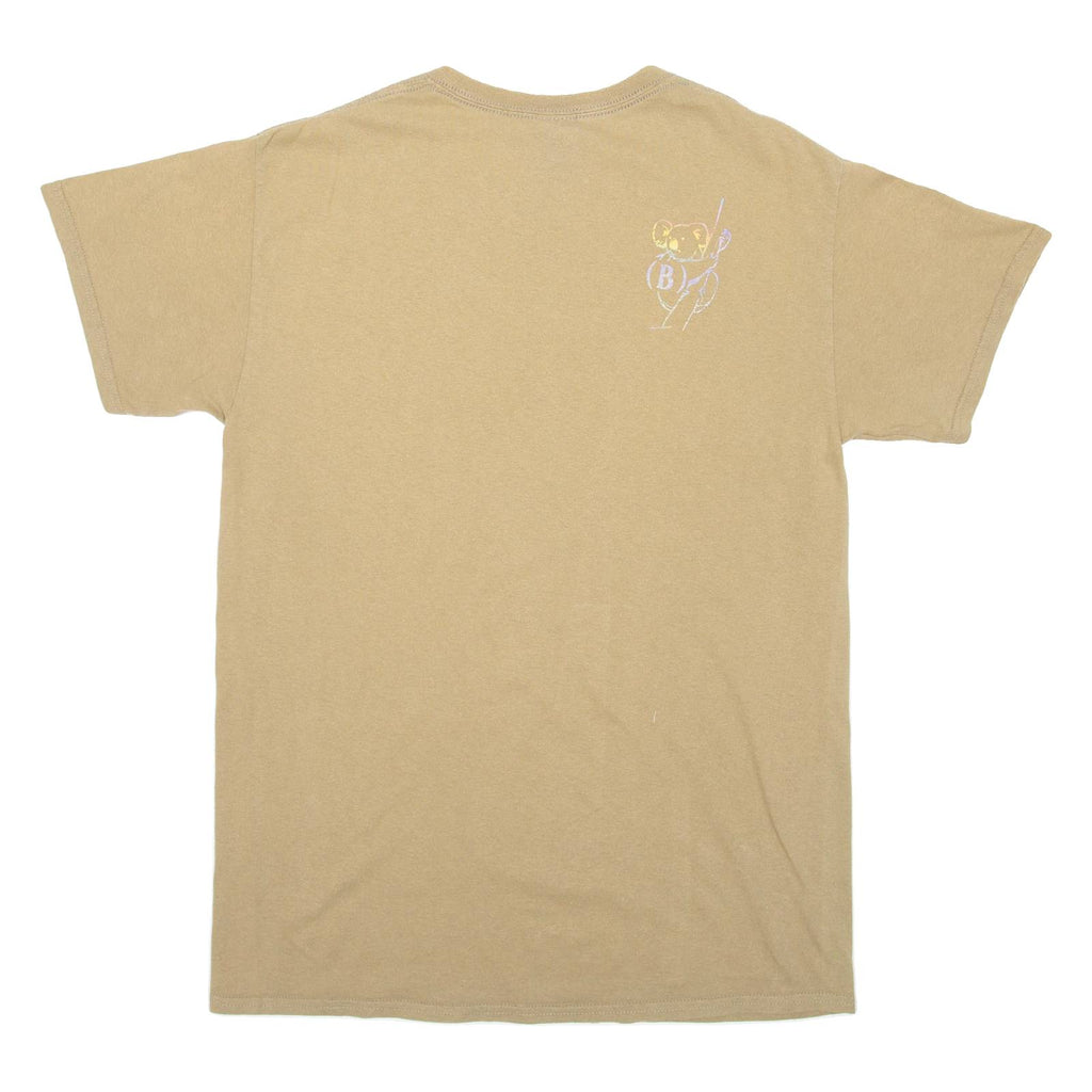 GILDAN Womens T-Shirt Brown M
