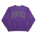GALT SAND Mens Purple Hilton Head Crew Neck L Cotton Blend Sweatshirt