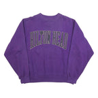 GALT SAND Mens Purple Hilton Head Crew Neck L Cotton Blend Sweatshirt