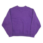 GALT SAND Mens Purple Hilton Head Crew Neck L Cotton Blend Sweatshirt