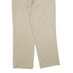 DICKIES Mens Regular Fit Beige Cotton Blend Trousers W36 L32 Classic Workwear