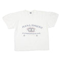 SHIRT COMPANY Powerwear Short Sleeve Mens Sweatshirt White V-Neck S