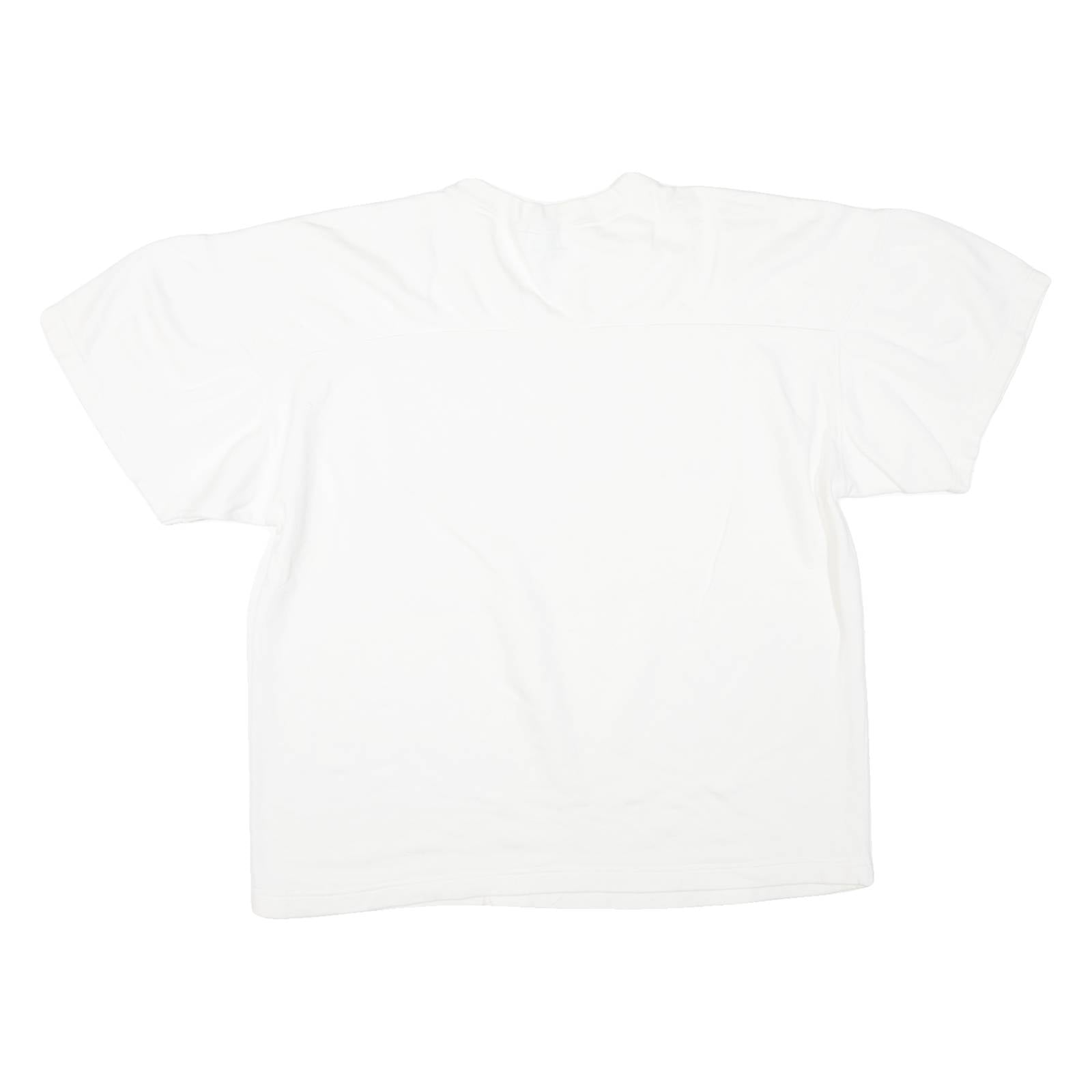 SHIRT COMPANY Powerwear Short Sleeve Mens Sweatshirt White V-Neck S