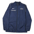 NIKE Womens Navy Blue FC Track Jacket S Nylon Zip Sportswear Athletic