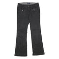 FADED GLORY Womens Regular Fit Black Denim Jeans W30 L30 Bootcut Cotton Blend
