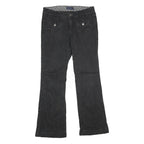 FADED GLORY Womens Regular Fit Black Denim Jeans W30 L30 Bootcut Cotton Blend