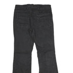 FADED GLORY Womens Regular Fit Black Denim Jeans W30 L30 Bootcut Cotton Blend