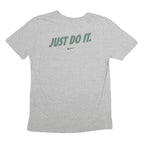 NIKE Mens Grey PSU Football Graphic T-Shirt M Short Sleeve Crew Neck Cotton