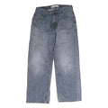 LEVI'S Mens Blue Regular Straight Denim Medium W30 L27 Button Closure Jeans