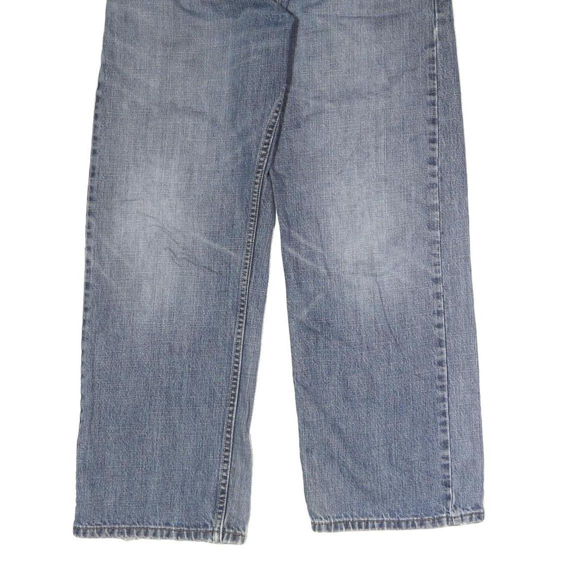 LEVI'S Mens Blue Regular Straight Denim Medium W30 L27 Button Closure Jeans