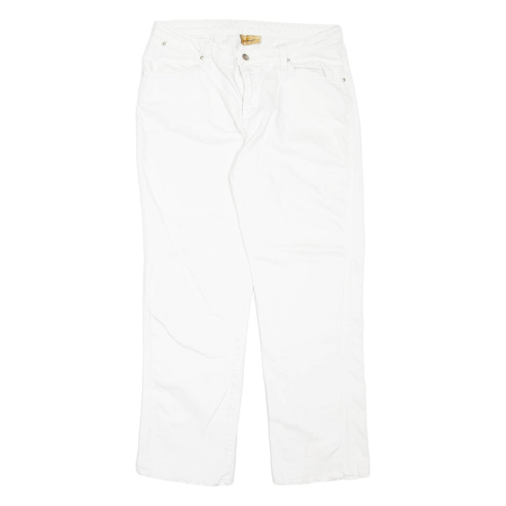 WRANGLER Womens Jeans White Relaxed Mom W32 L28