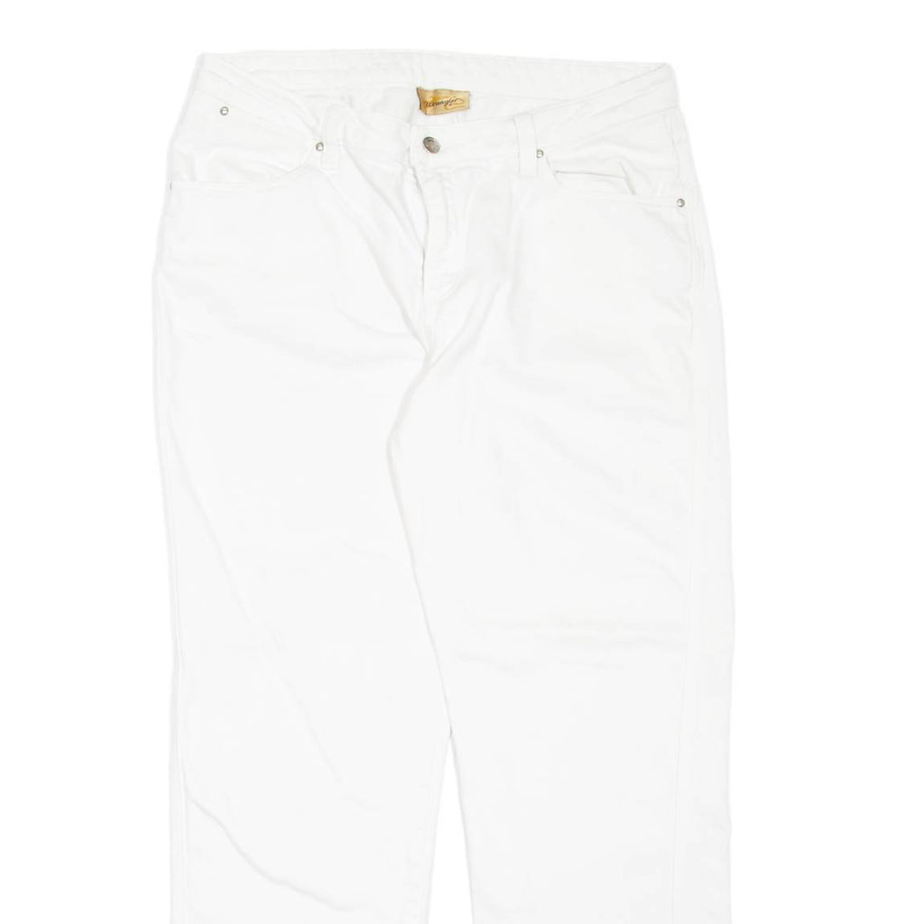 WRANGLER Womens Jeans White Relaxed Mom W32 L28