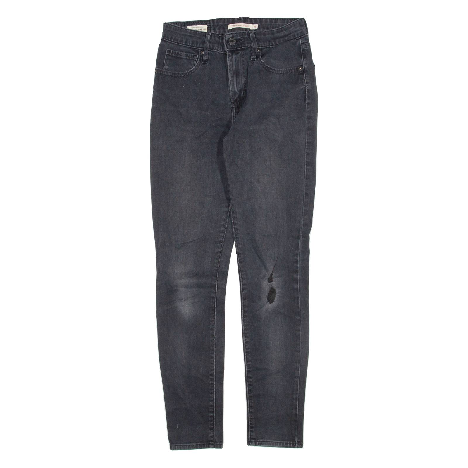 LEVI'S Womens Jeans Blue Regular Straight W25 L27