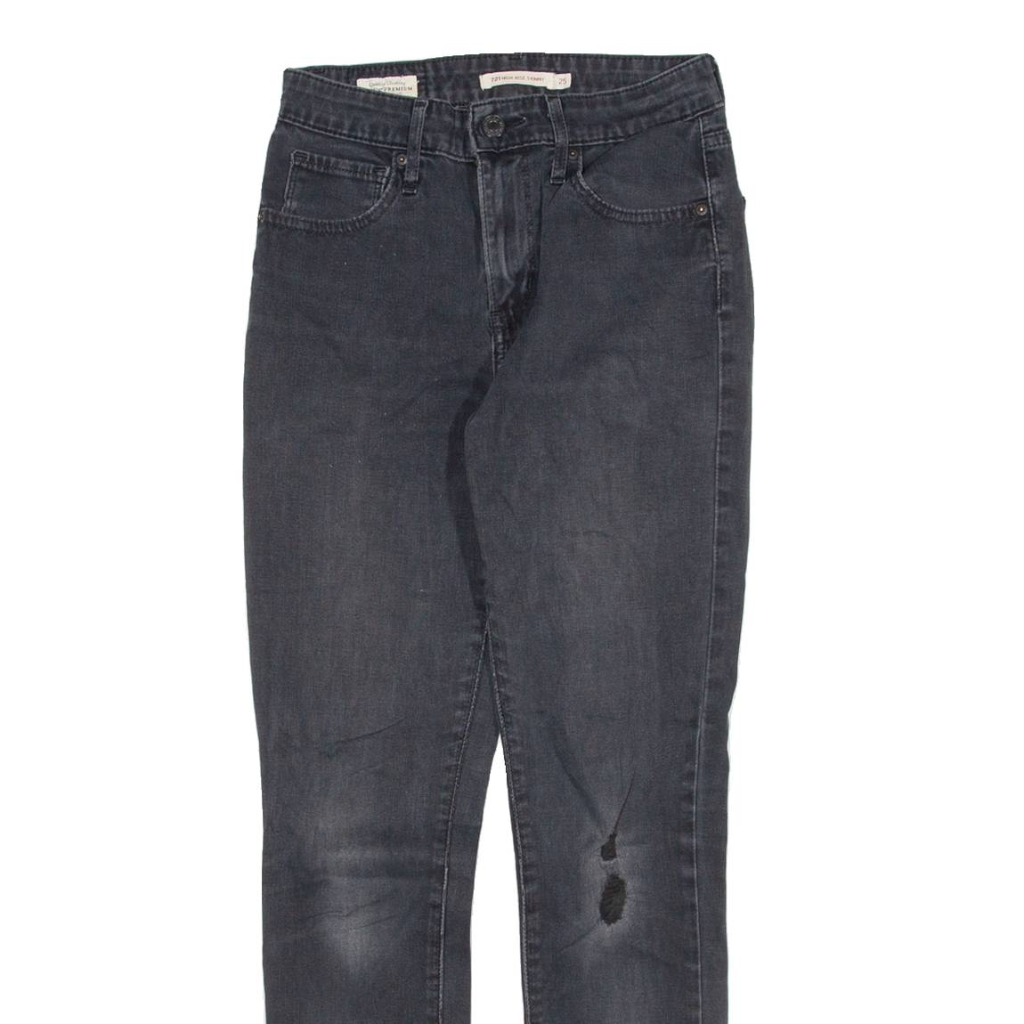 LEVI'S Womens Jeans Blue Regular Straight W25 L27