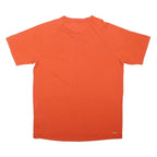 ADIDAS Mens Orange Athletic T-Shirt M Short Sleeve Round Neck Sports Gym Top