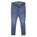 LEVI'S Womens Slim Blue Denim Light W33 L32 Slim Fit Zip Jeans