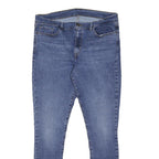 LEVI'S Womens Slim Blue Denim Light W33 L32 Slim Fit Zip Jeans