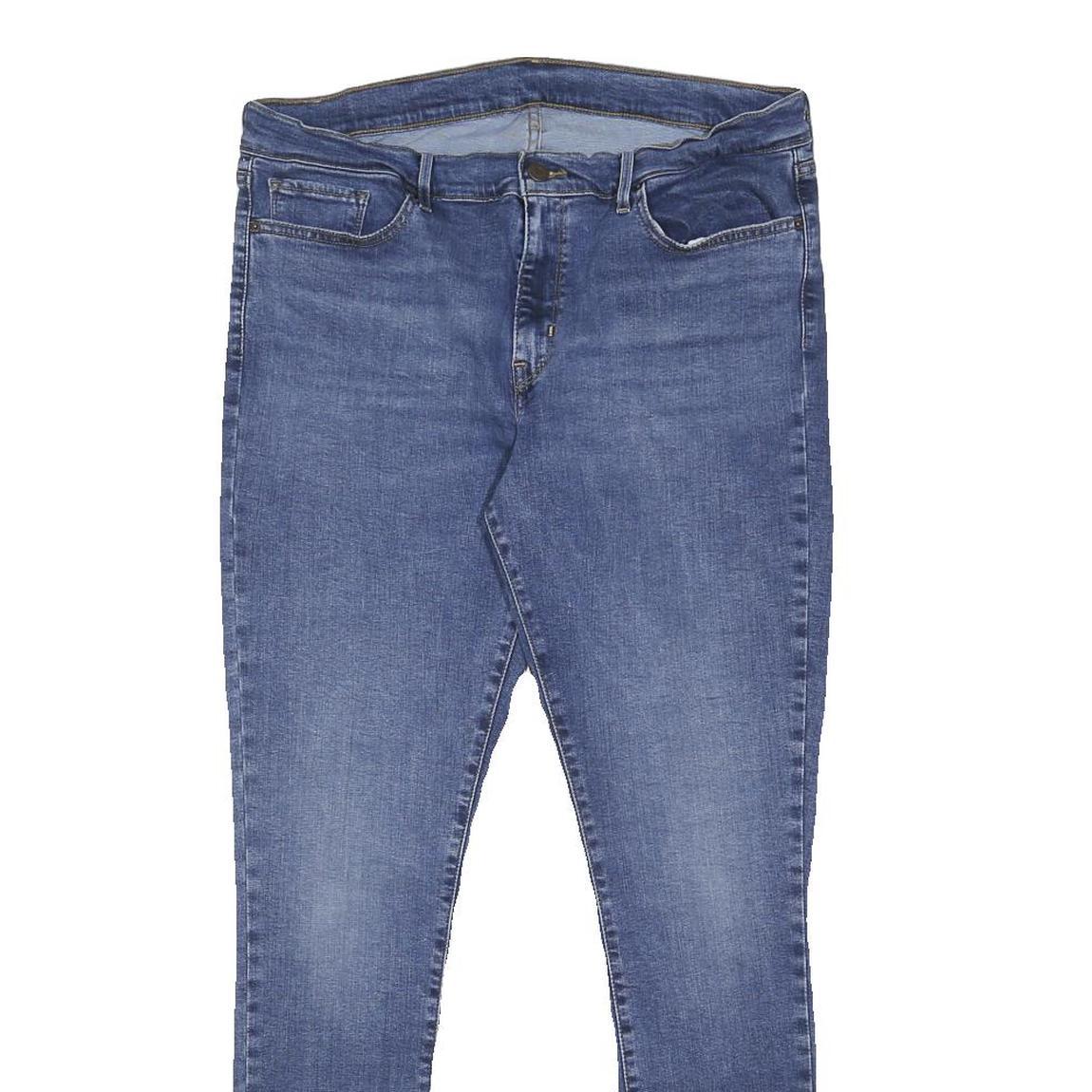 LEVI'S Womens Slim Blue Denim Light W33 L32 Slim Fit Zip Jeans