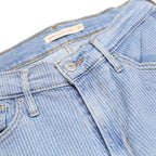 LEVI'S 724 Womens Jeans Blue Regular Straight Denim Medium W27 L25 High Rise Zip