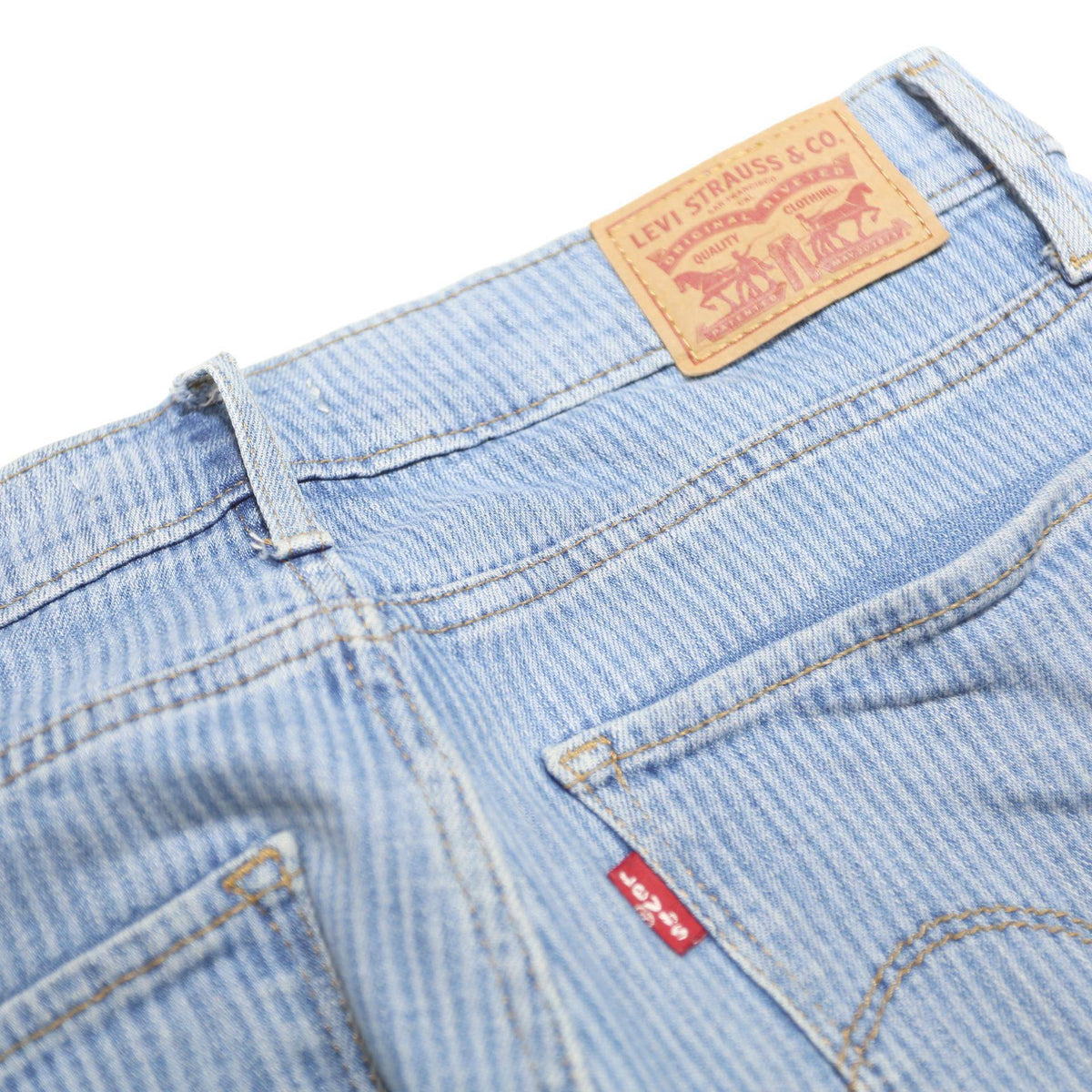 LEVI'S 724 Womens Jeans Blue Regular Straight Denim Medium W27 L25 High Rise Zip