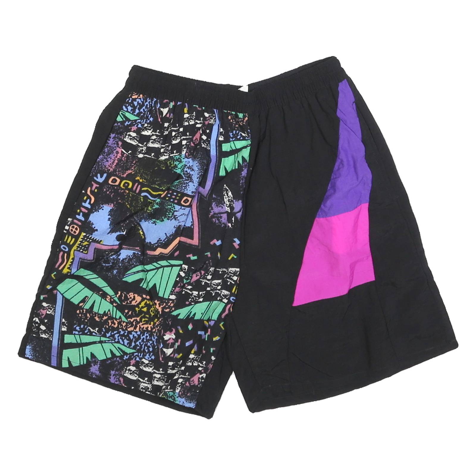 ACKERMANN Womens Shorts Black & Multicolour Casual XS W24 Lightweight