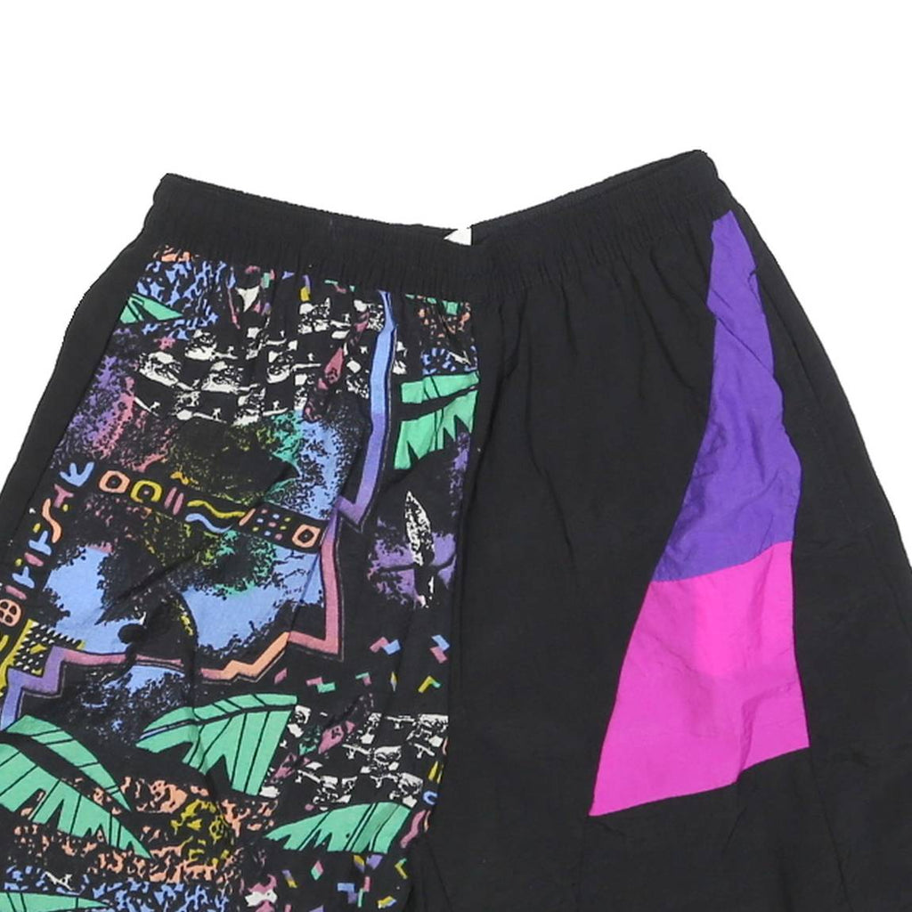 ACKERMANN Womens Shorts Black & Multicolour Casual XS W24 Lightweight