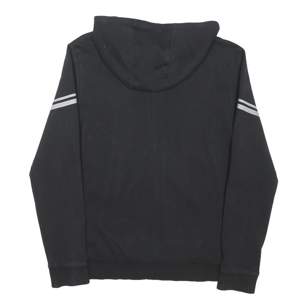 BOSS Mens Black Hooded Zip Jacket S Cotton Blend Track Casual Sporty