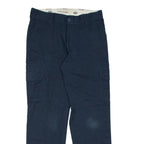 DICKIES Cargo Mens Trousers Blue Regular Straight W32 L32